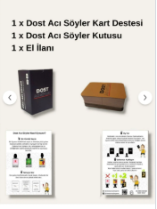 Dost Acı Söyler Kutu Seti ve El İlanı